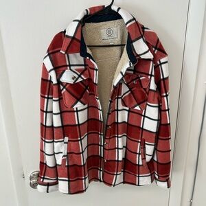 SADE Collective Cream Sherpa Jacket